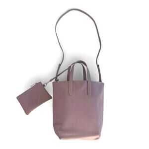 Street Level Crossbody Bag Tote Bag Top Handle Bag with Wristlet Purse Rose Pink